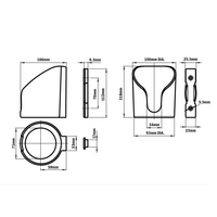 71-300-1 MODULAR SOLUTIONS PROFILE<BRE>TOOL HOLDER W/HARDWARE